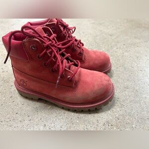 Timberland Kids' Red Boots